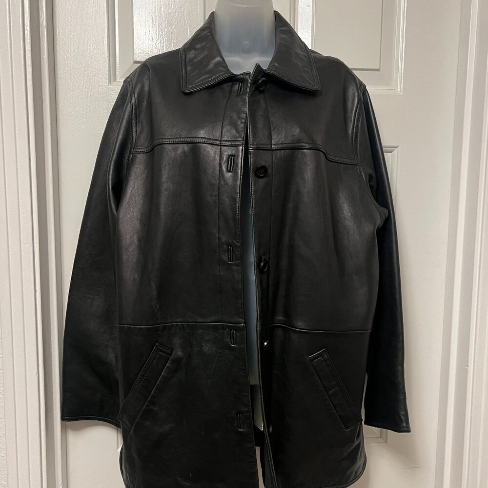 Leather Elements Black Leather Jacket - image 1